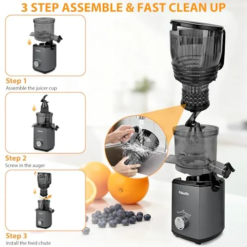 Cold Press Juicer, 1.8 L, Grey