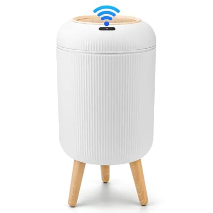 Sensor Wastebasket, White