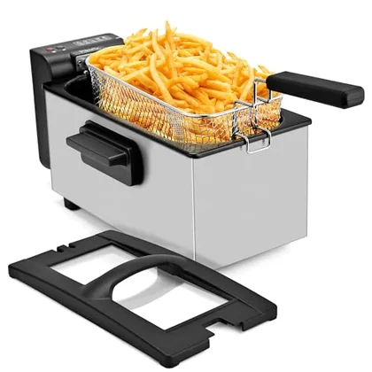 Deep Fryer, 3 L, Silver