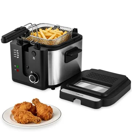 Deep Fryer, 2.5 L, Silver