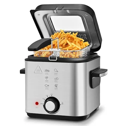 Deep Fryer, 1.5 L, Silver