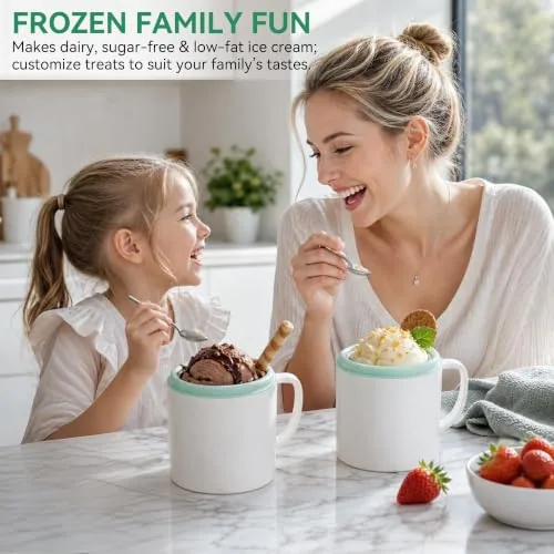 Ice Cream Maker, 0.9 quart, White
