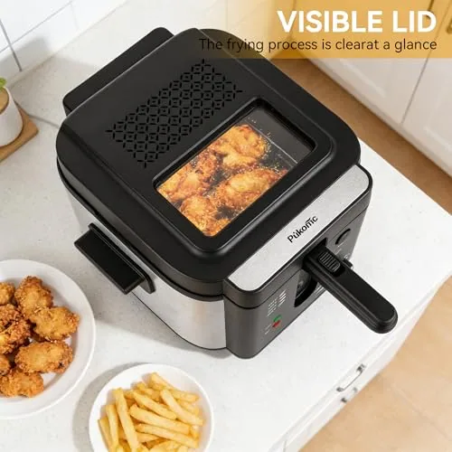Deep Fryer, 2.5 L, Silver